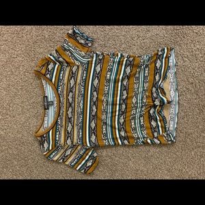 Multi pattern tee